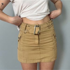 cargo khaki skirt size small